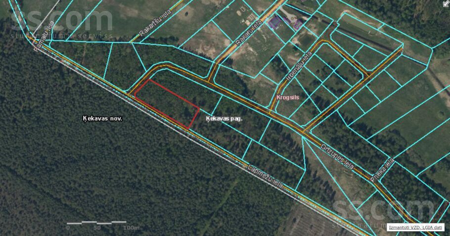 Lapmežu iela 14, Krogsils, Rīgas rajons, Ķekavas pag. — zeme