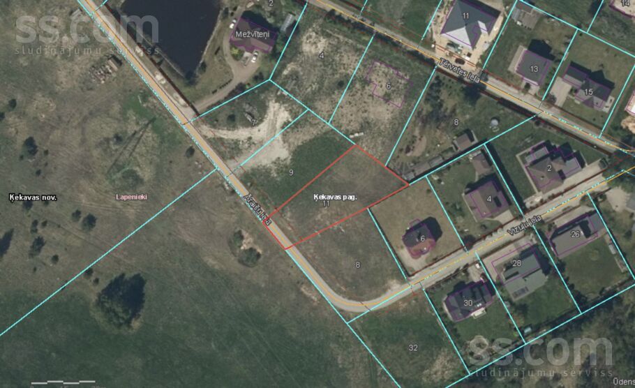 Āraišu 11, Rīgas rajons, Baloži — zeme