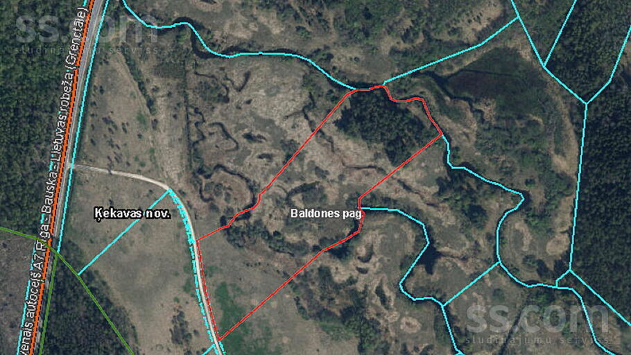 Rīgas, Misas, Rīgas rajons, Ķekavas pag. — zeme