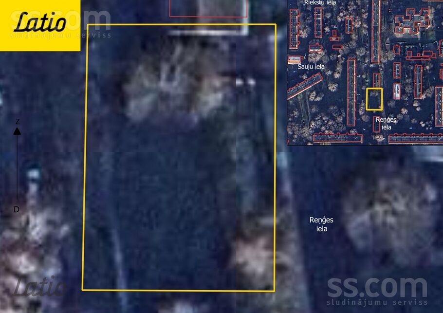 Reņģes, Rīga — zeme