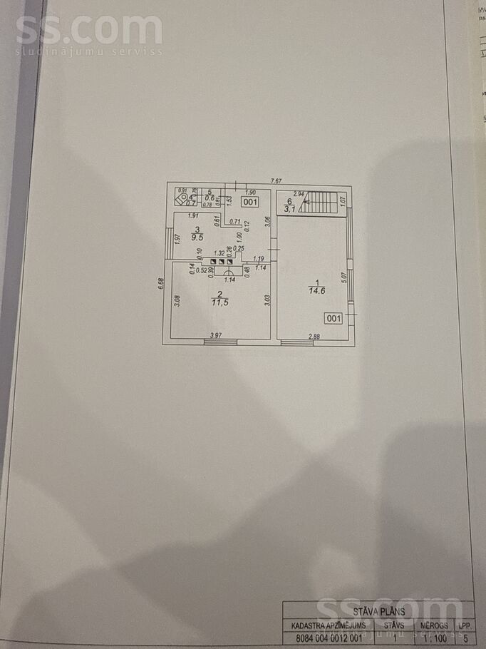 Podkajas 112, Tumšupe, Rīgas rajons, Ropažu nov. — maja