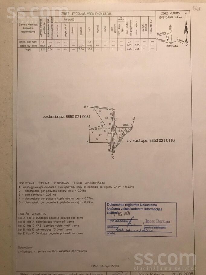 Saulgrieži, Klārmuiža, Talsi un raj., Dundagas pag. — maja