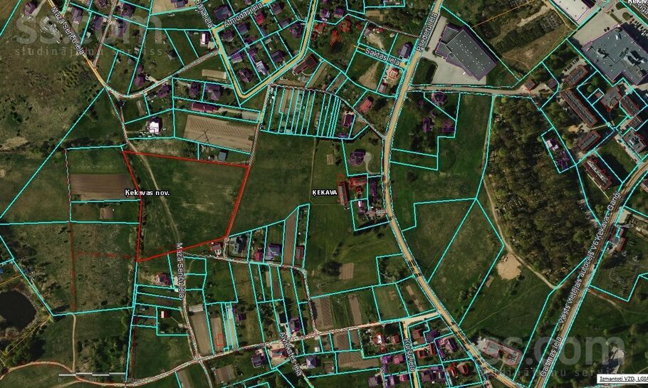 Mazā senču iela, Ķekava, Rīgas rajons, Ķekavas pag. — zeme
