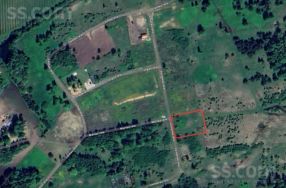 Zentenes 16, Pulkarne, Rīgas rajons, Ķekavas pag. — zeme