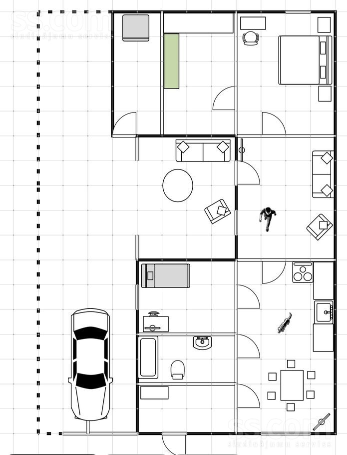 Kapteiņu 10, Ventspils un raj., Ventspils — maja