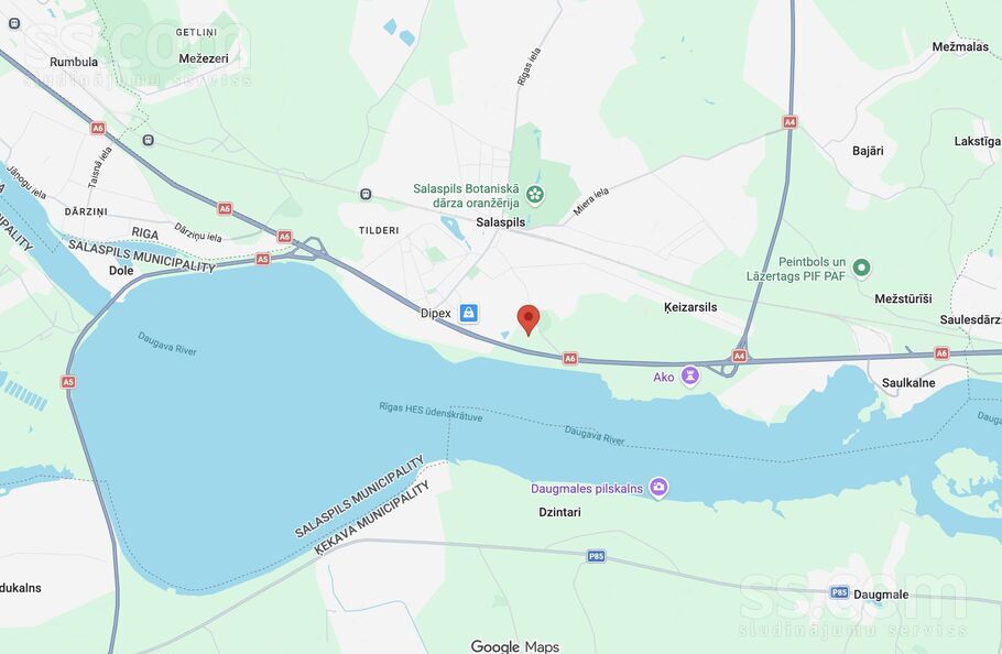 Mēness 2, Rīgas rajons, Salaspils — zeme