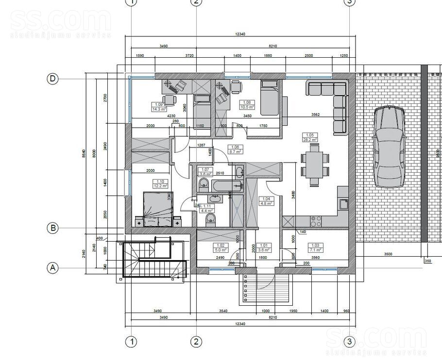 Akmens 4, Tēraudi, Rīgas rajons, Salaspils l. t. — zeme