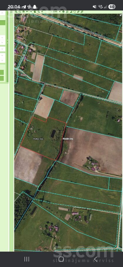 Riantes, Rugāji, Balvi un raj., Rugāju pag. — zeme