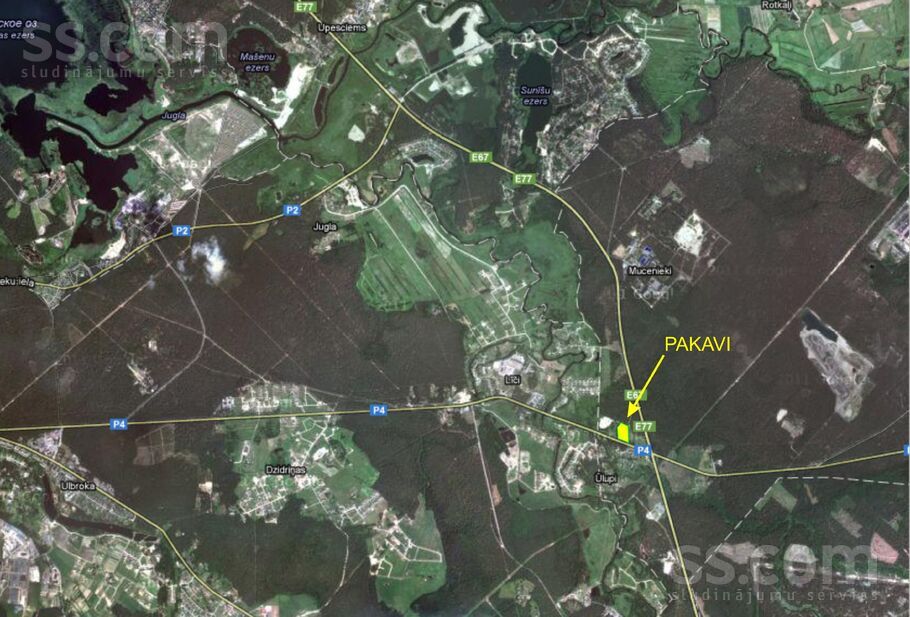 Pakavi, Ūlupji, Rīgas rajons, Ropažu nov. — zeme