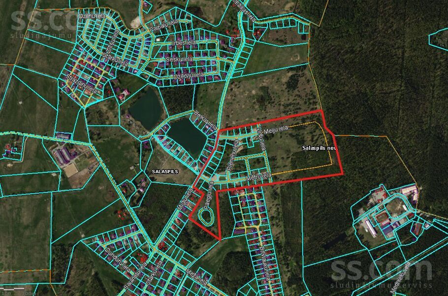 Mētru iela, Piķurgas, Rīgas rajons, Salaspils l. t. — zeme