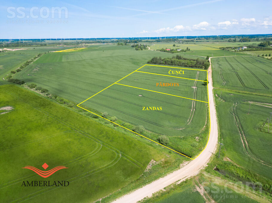 3 km no Grobiņas, Ālande, Liepāja un raj., Grobiņas pag. — zeme
