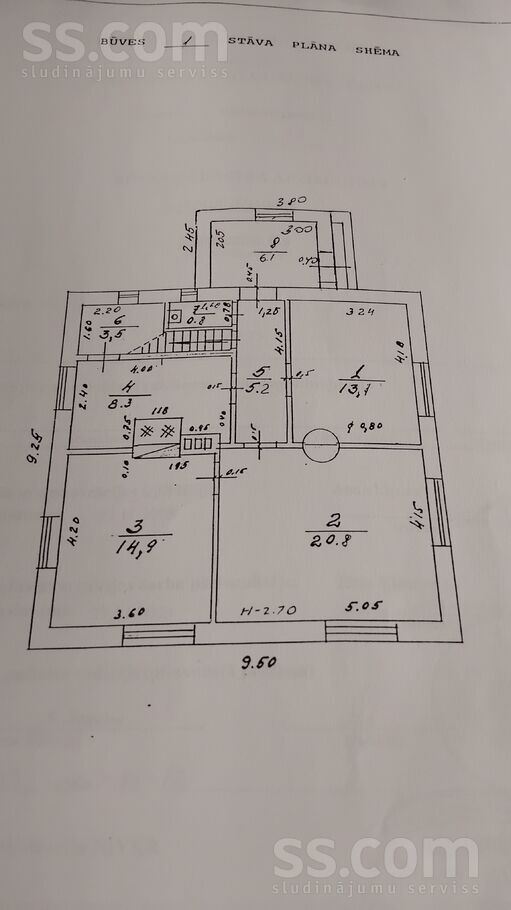 Amatas iela 25, Cēsis un raj., Cēsis — maja