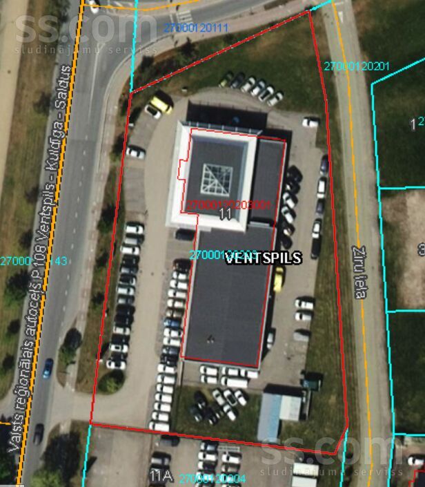 Zveigžņu iela 11, Ventspils un raj., Ventspils — telpa