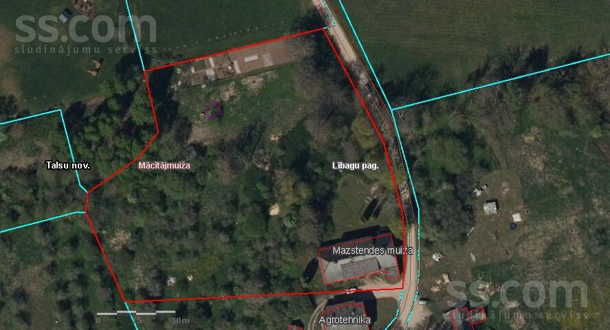 Mazstendes muiža, Mācītājmuiža, Talsi un raj., Lībagu pag. — maja