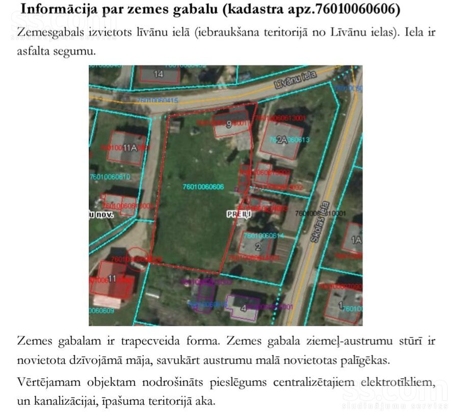 Līvānu 9, Preiļi un raj., Preiļi — maja