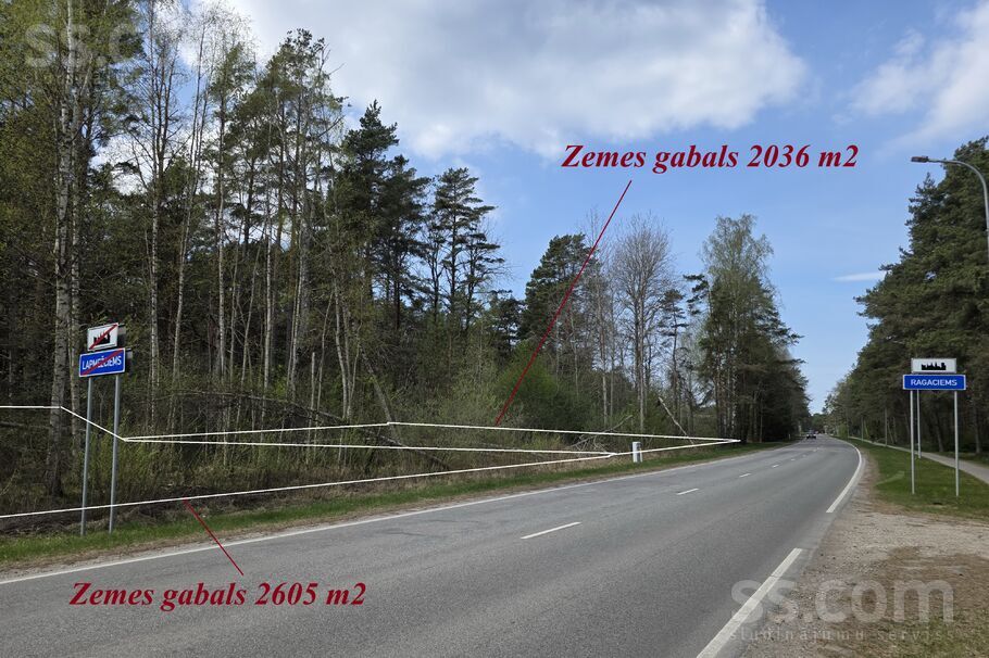 Divas gabalas, Lapmežciems, Tukums un raj. — zeme