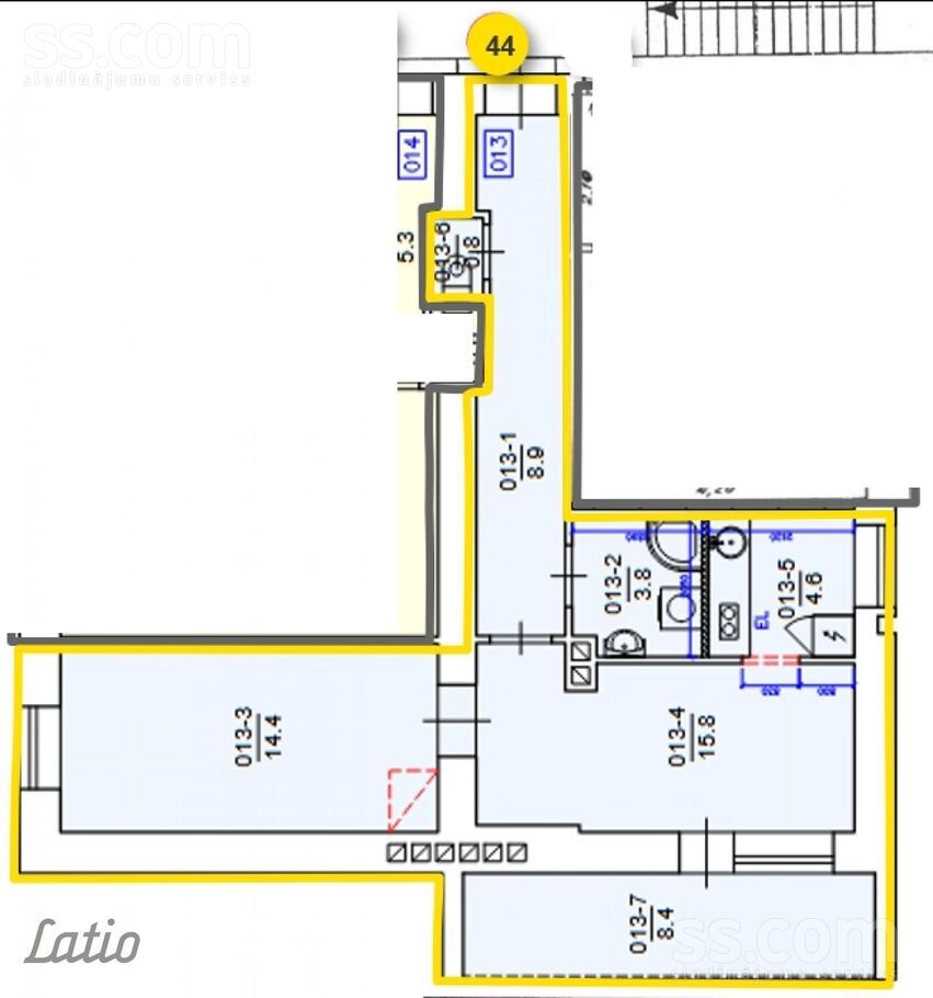 Čaka 133, Rīga — dzivoklis