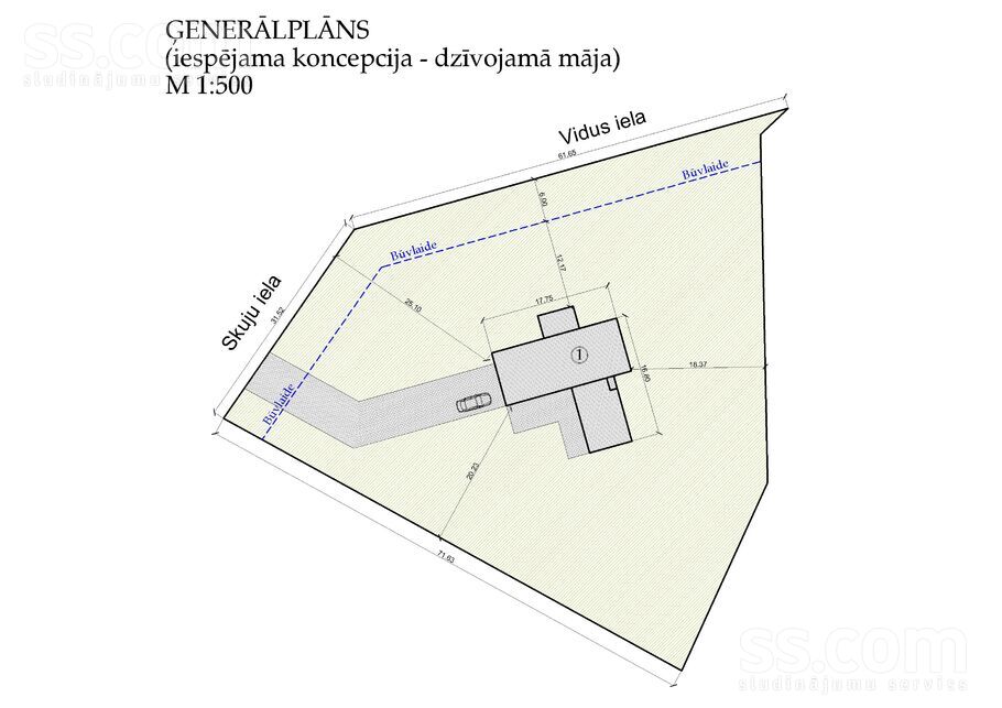 Skuju 31, Rīgas rajons, Saulkrasti — zeme