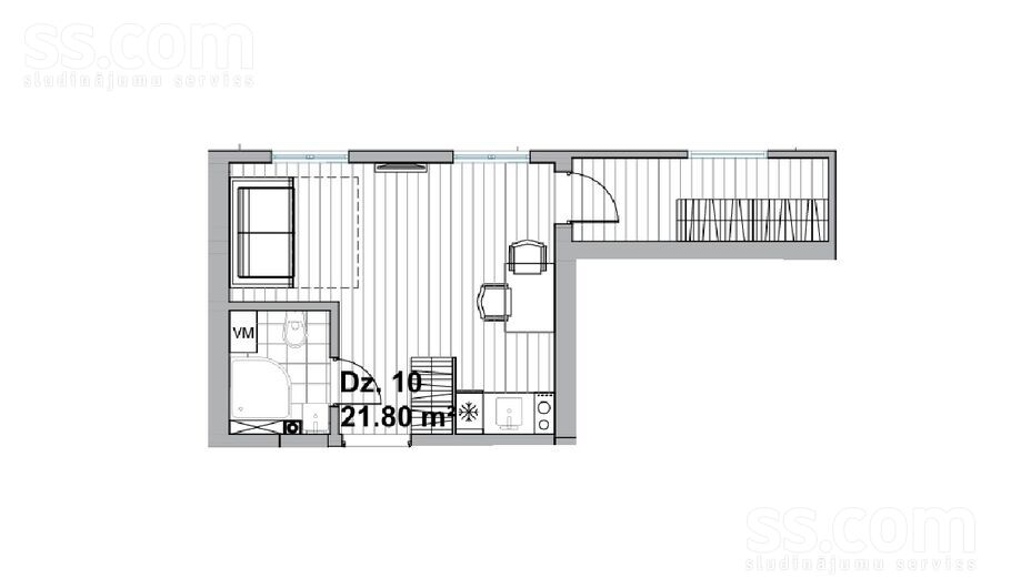 Dzelzceļa iela 3a, Jūrmala — dzivoklis