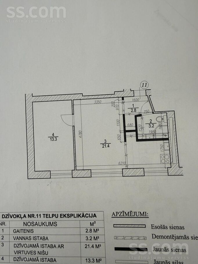 Zaļenieku 22, Rīga — dzivoklis