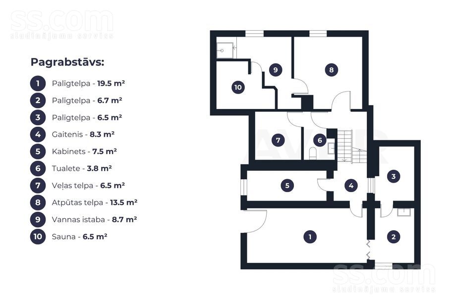 Lakstīgalu iela 32, Skrīveri, Aizkraukle un raj., Skrīveru pag. — maja