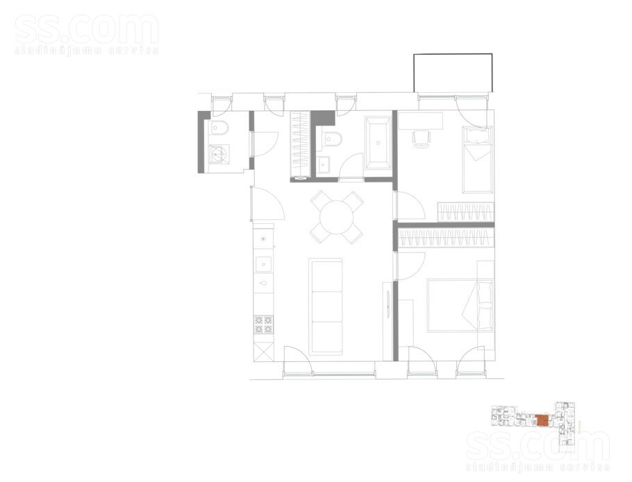 Skolas 17, Rīga — dzivoklis