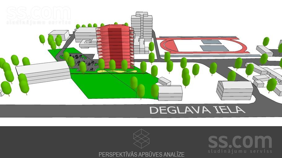 Deglava 37, Rīga — zeme