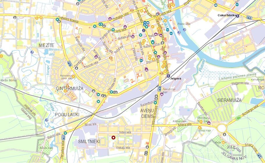 Ķeguma iela 13a, Jelgava un raj., Jelgava — zeme