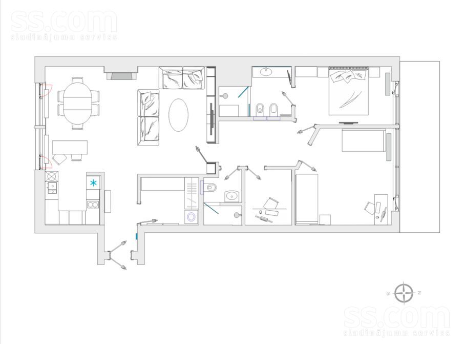 Tīklu iela 11, Jūrmala — dzivoklis