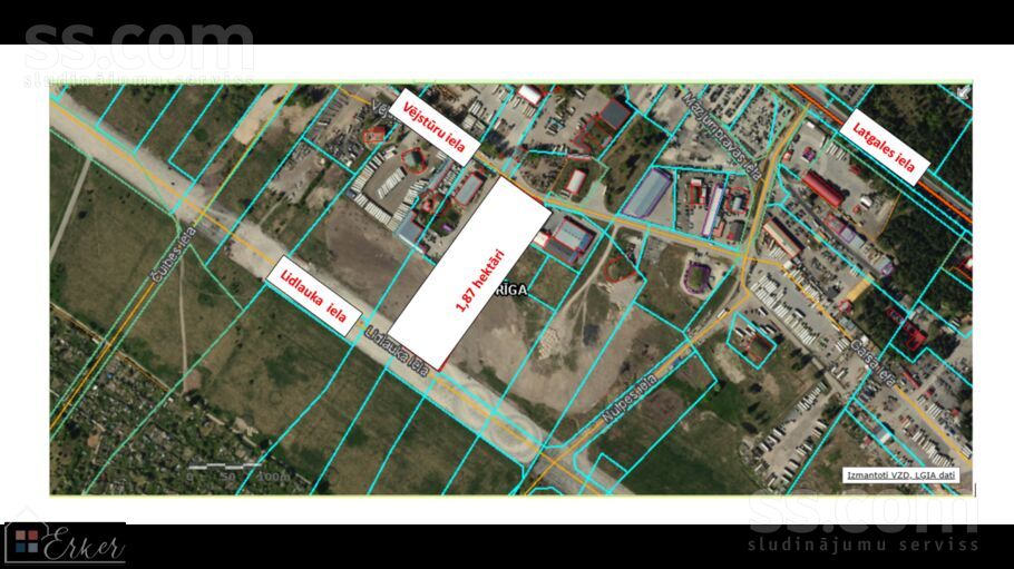 Vējstūru 36, Rīga — zeme