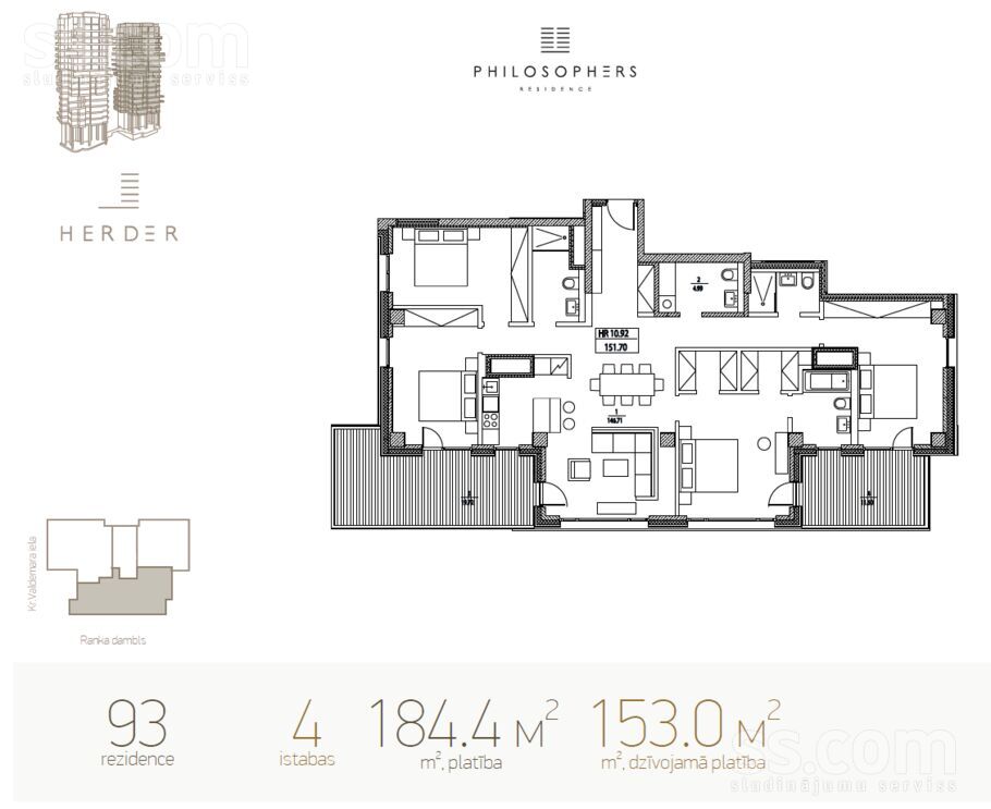 Raņķa d. 34, Rīga — dzivoklis