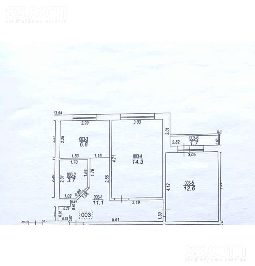 Lielcieceres iela 29, Saldus un raj., Brocēni — dzivoklis