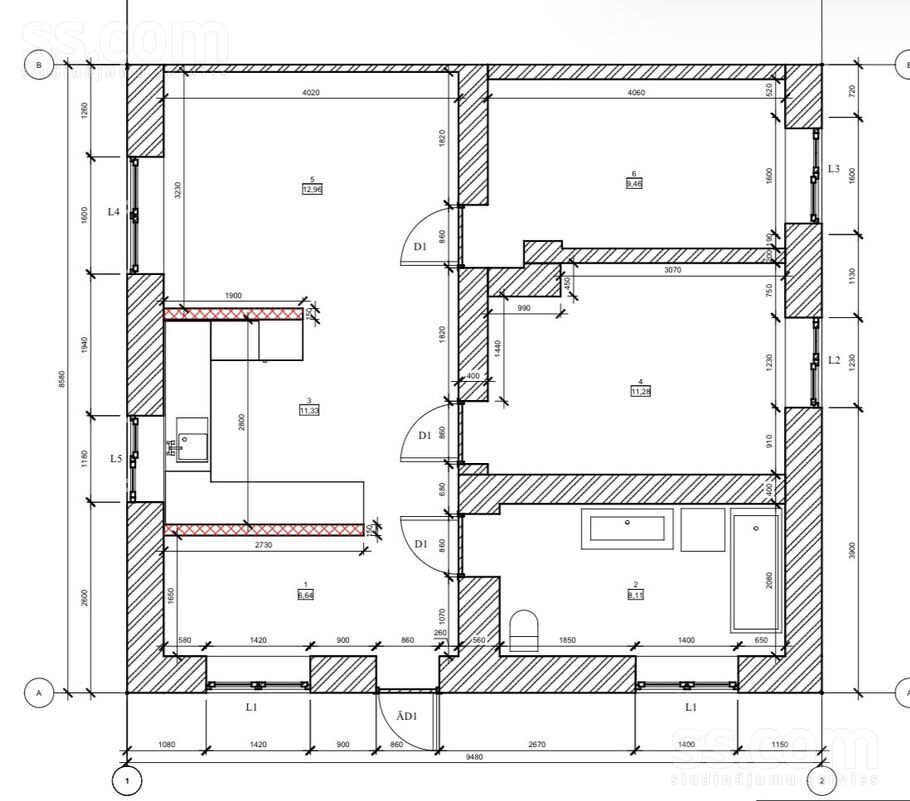 Sporta 2-1, Preiļi un raj., Preiļi — maja