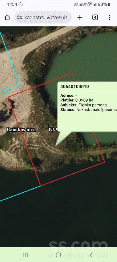 Baldones, Iecava, Bauska un raj., Iecavas nov. — zeme