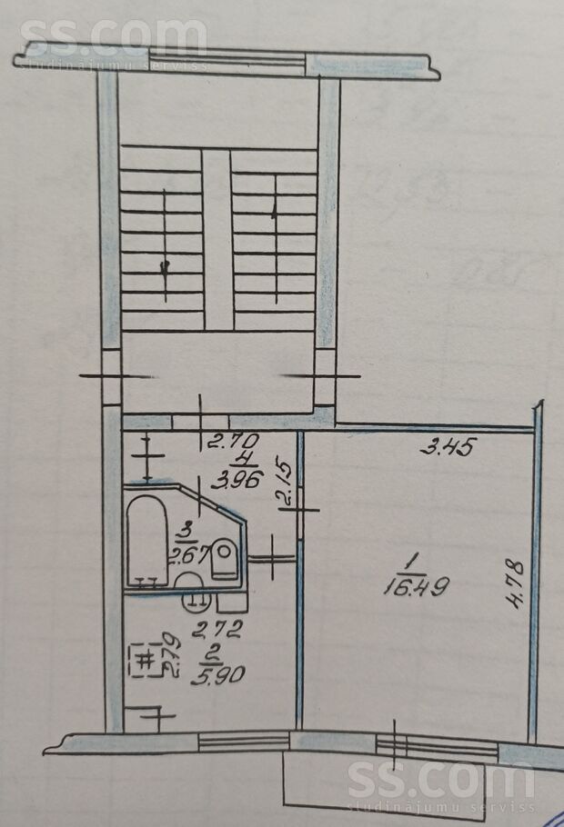 Liepājas iela 6, Daugavpils un raj., Daugavpils — dzivoklis
