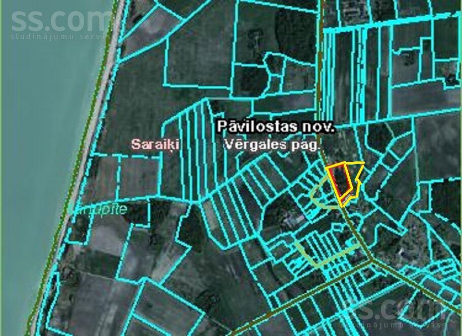 Saraiķi, Saraiķi, Liepāja un raj., Vērgales pag. — zeme