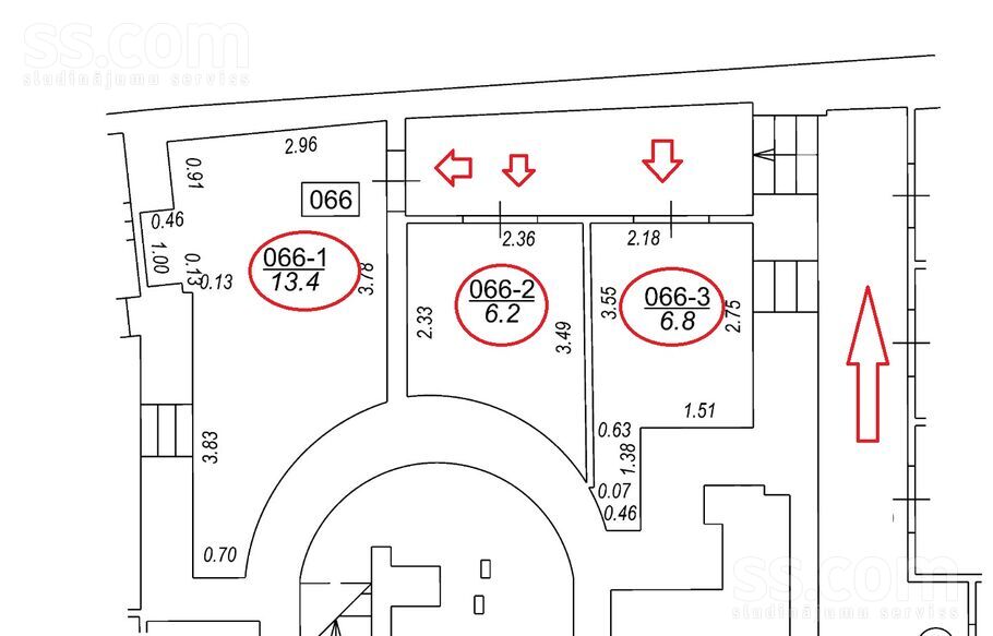 Brīvības 46, Rīga, centrs — telpa