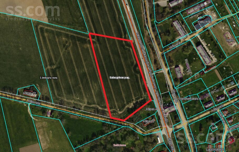 Lapsiņi, Svētciems, Limbaži un raj., Salacgrīvas l. t. — zeme