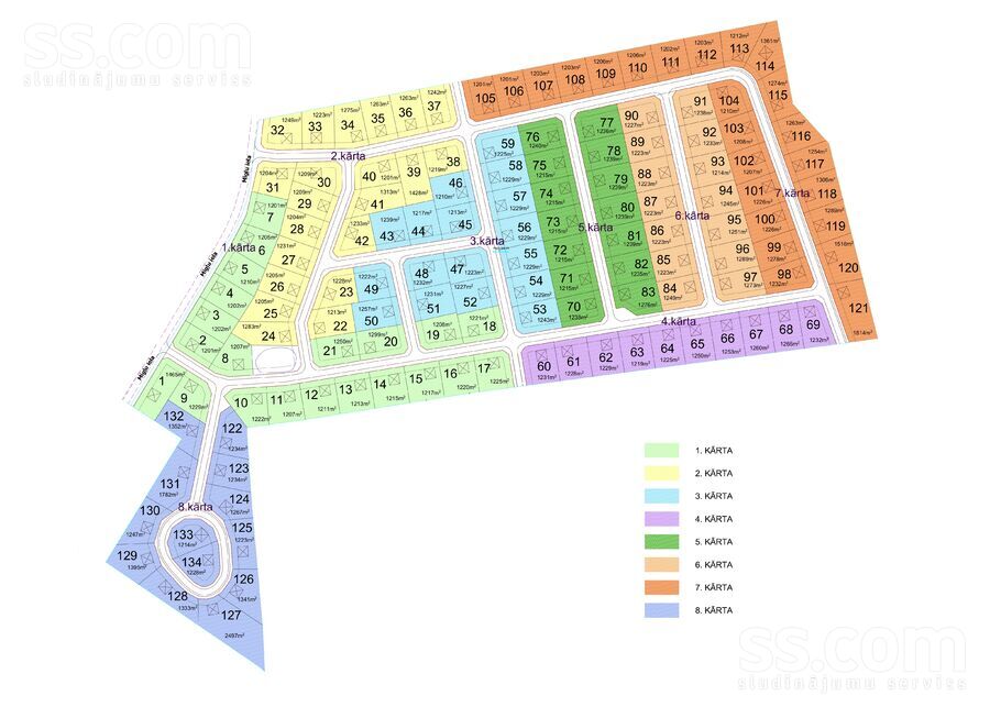 Mētru iela, Piķurgas, Rīgas rajons, Salaspils l. t. — zeme