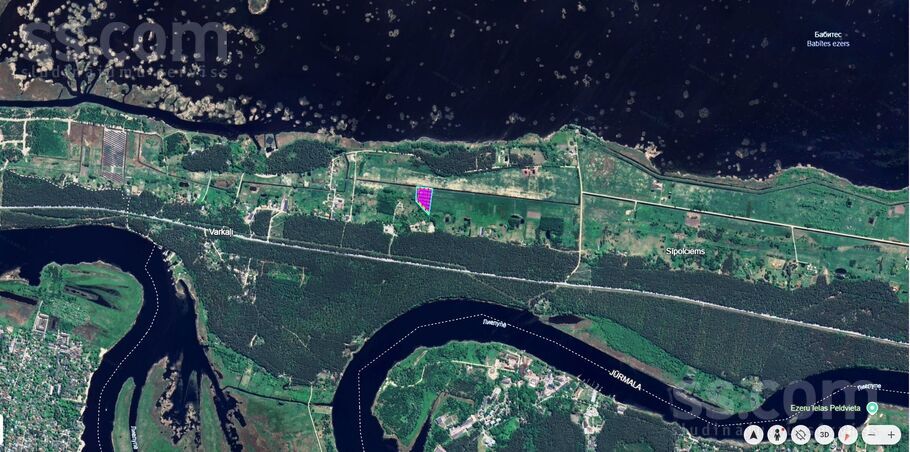 Romantiskās 10, Varkaļi, Rīgas rajons, Salas pag. — zeme