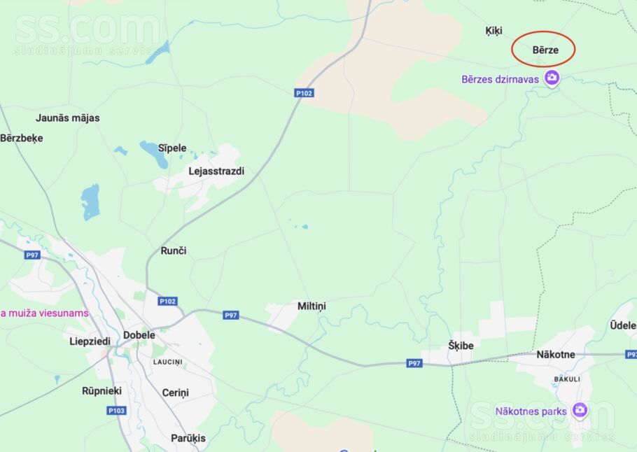 Bērze (Rozenbites), Bērze, Dobele un raj., Bērzes pag. — maja