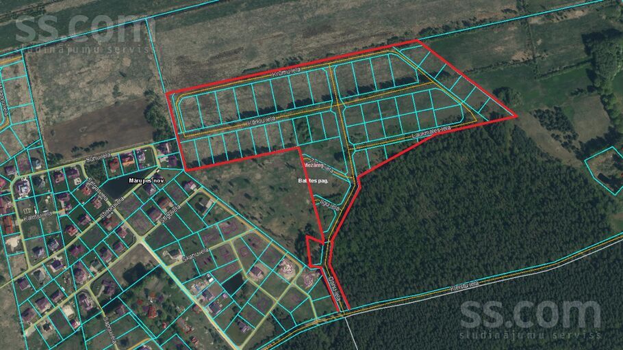 Kārklu iela, Mežāres, Rīgas rajons, Babītes pag. — zeme