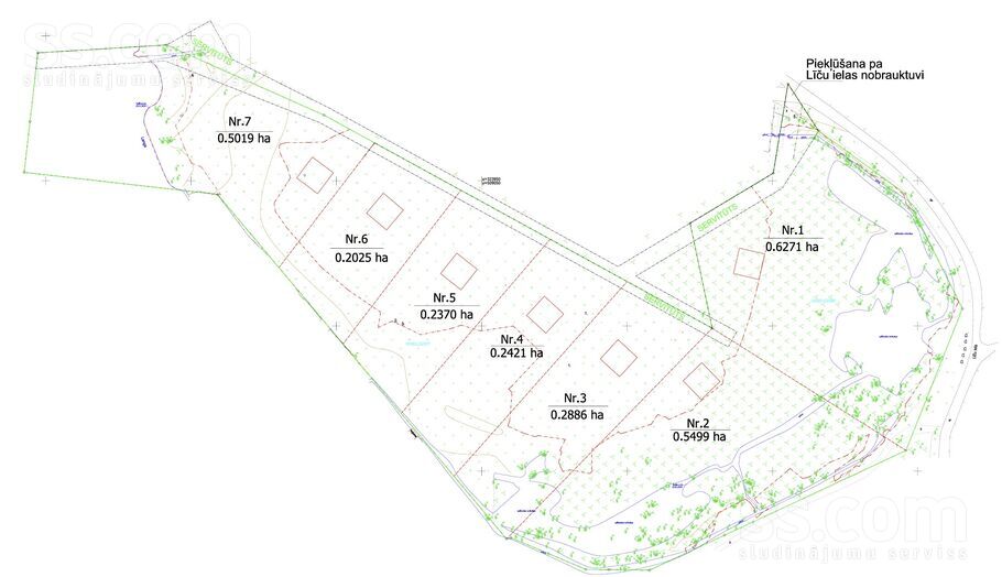 Līču 11e, Rīga — zeme