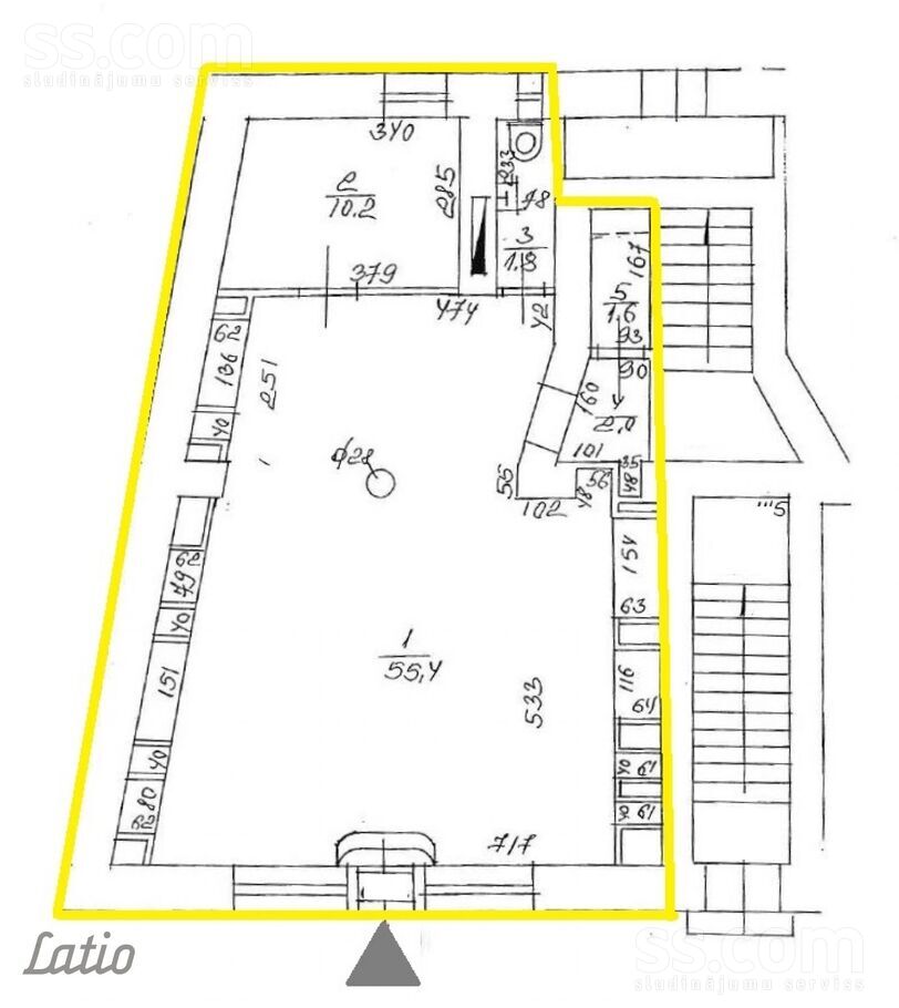 Ģertrūdes 14, Rīga, centrs — telpa