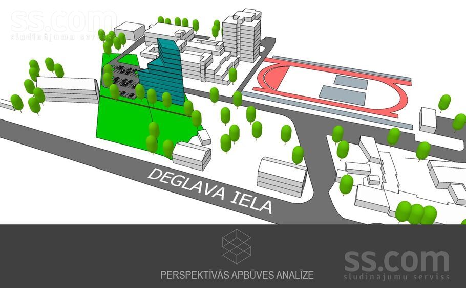 Deglava 37, Rīga — zeme