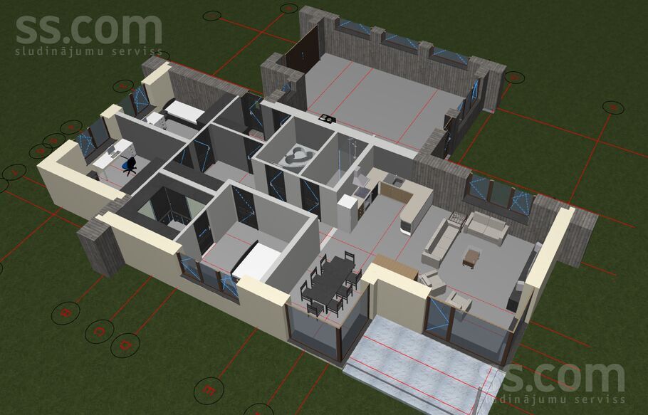 Rumbiņas 12, Ogre un raj., Lielvārde — maja