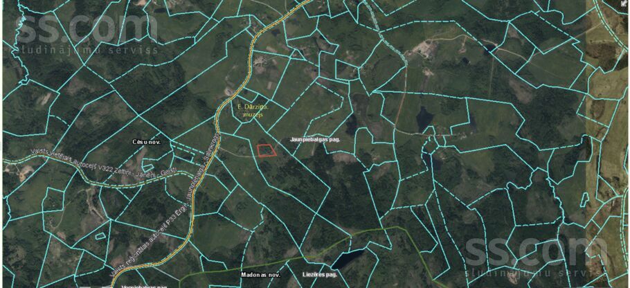 Lejaslāčplēši, Cēsis un raj., Jaunpiebalgas pag. — zeme