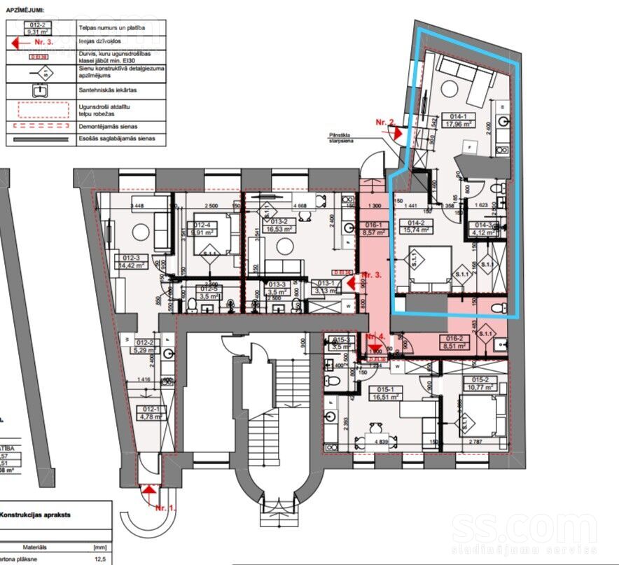 Čaka 26, Rīga — dzivoklis
