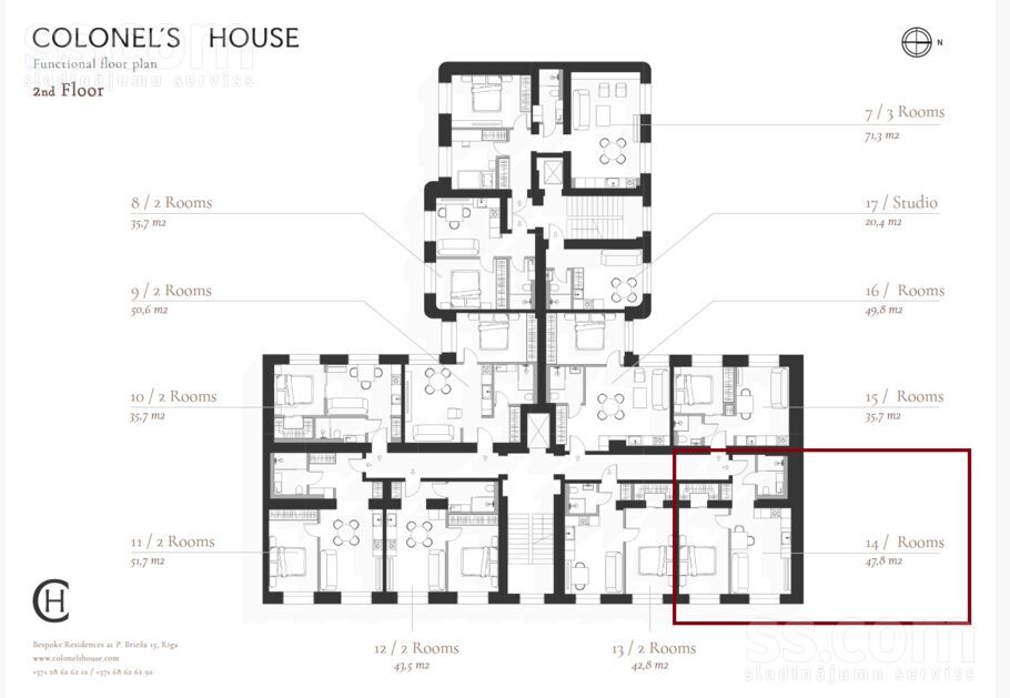 Pulkv. Brieža 15, Rīga — dzivoklis