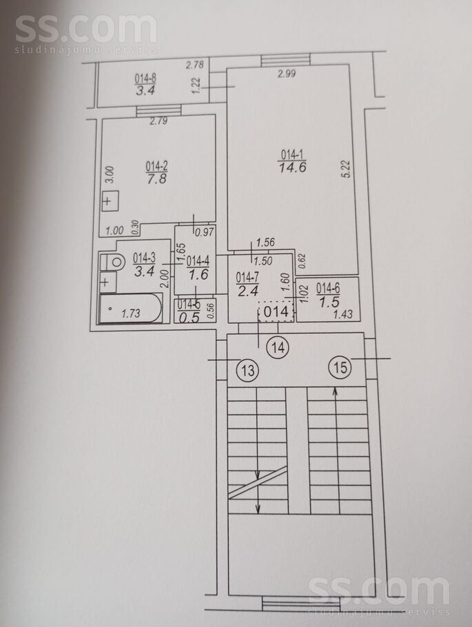 Stendera iela 6, Eglaine, Daugavpils un raj., Eglaines pag. — dzivoklis